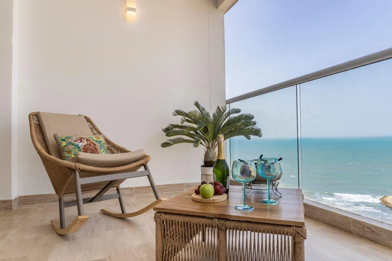 Cb1528 Hermosa Suite - Loft Frente Al Mar Crespo Cartagena Apartmán