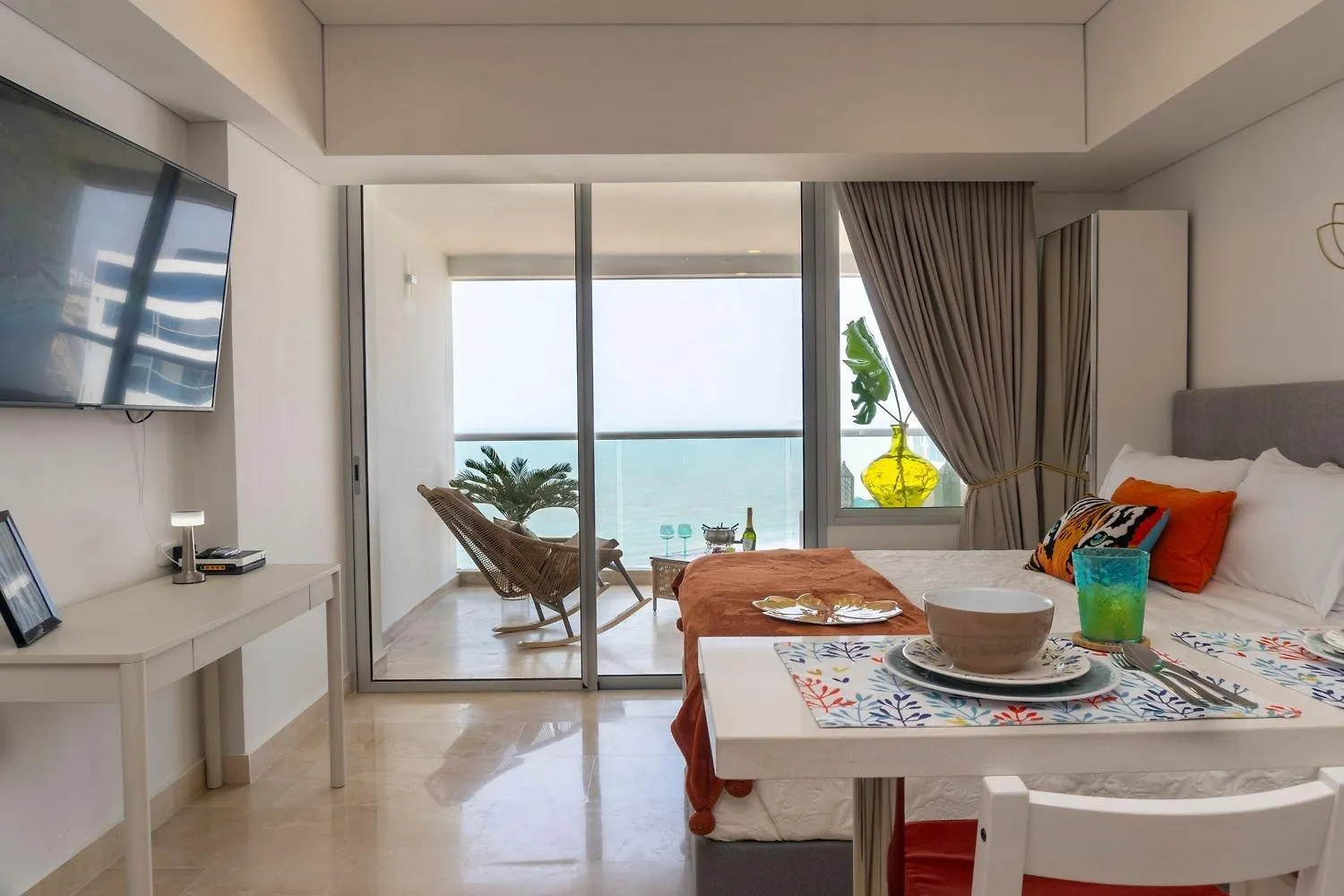 Apartmán Cb1528 Hermosa Suite - Loft Frente Al Mar Crespo Cartagena Kolumbie