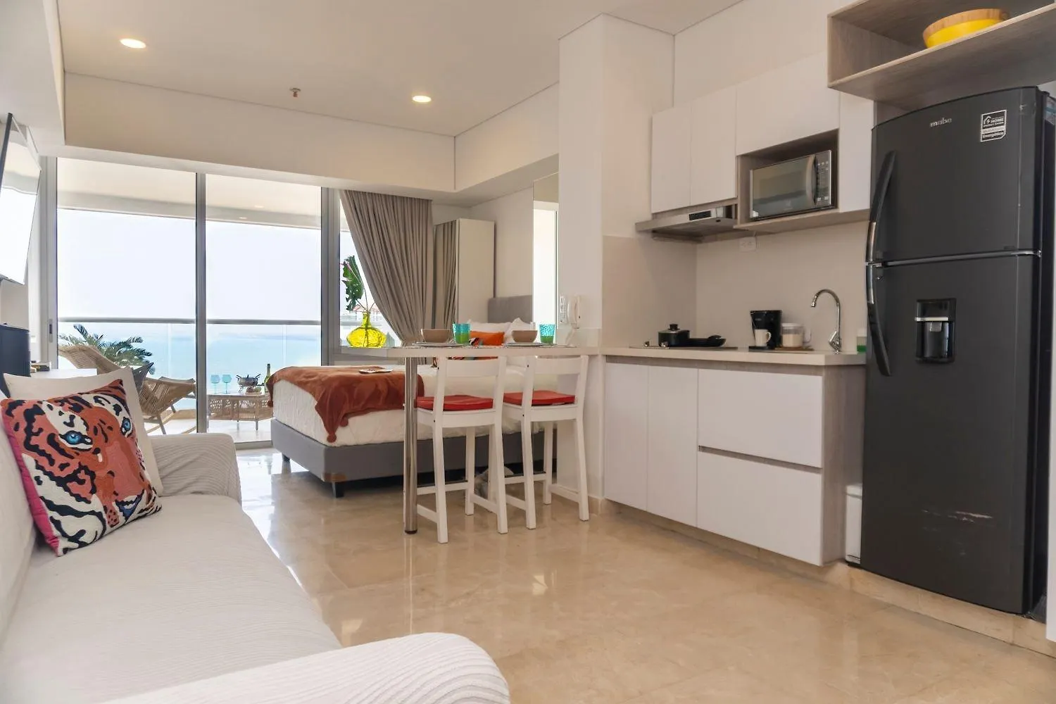 Cb1528 Hermosa Suite - Loft Frente Al Mar Crespo Cartagena Apartmán